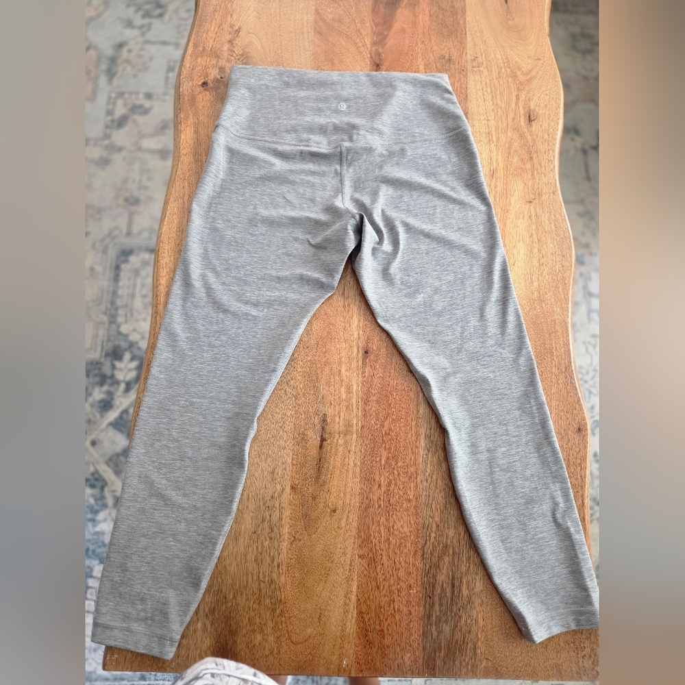 lululemon athletica Light Gray Athletic Leggings